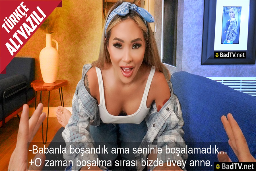 Babasıyla Boşansa da Üvey Annesiyle Boşalmaya Devam Ettiler