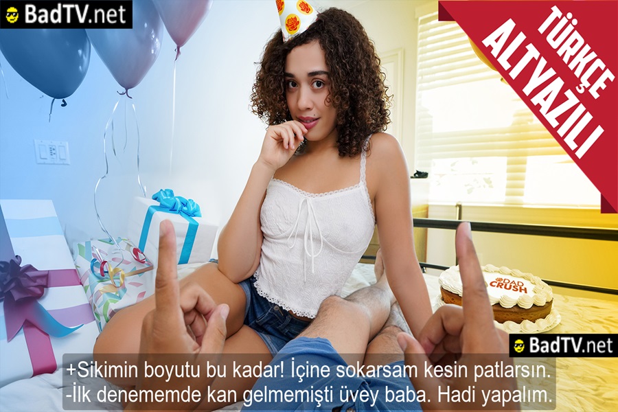 İlk Sikişinde Kanama Gelmediği İçin Bakire Olan Kız Üvey Babasının Dev Sikiyle Denedi