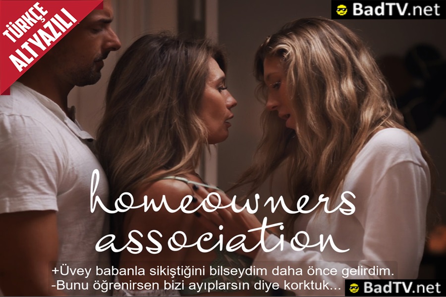 Üvey Babasıyla Sikiştiğini Öğrenen Komşu Teyze Aralarına Katılmaya Geldi