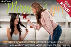 Sürekli Terbiyesizce ve Küfür Ederek Konuşan Lezbiyen Üvey Kızının Amına Acı Biber Sürdü