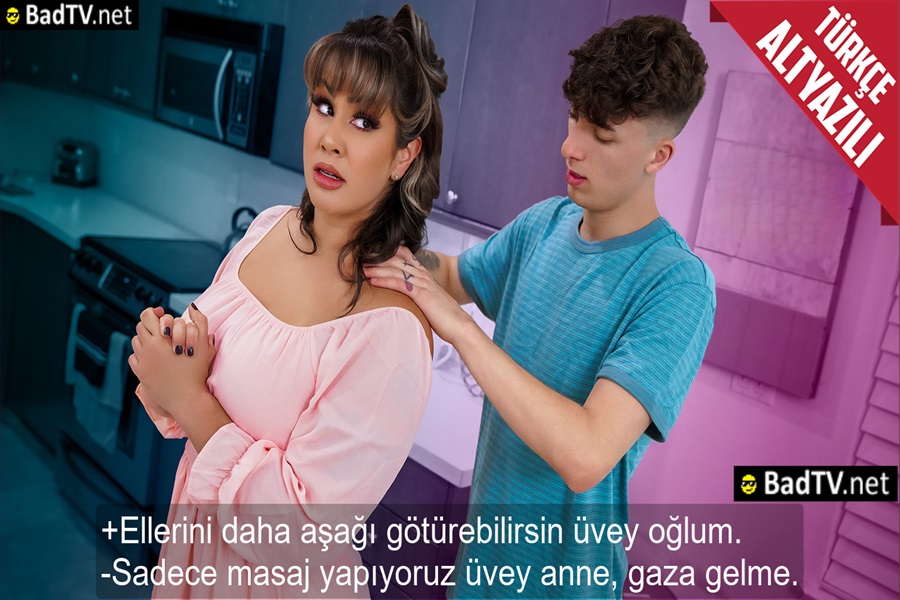 Azgın Üvey Annesi Amını Gence Siktirmek İçin Her Kaşarlığı Denedi